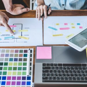 Team of Creative Web/Graphic Designer planning